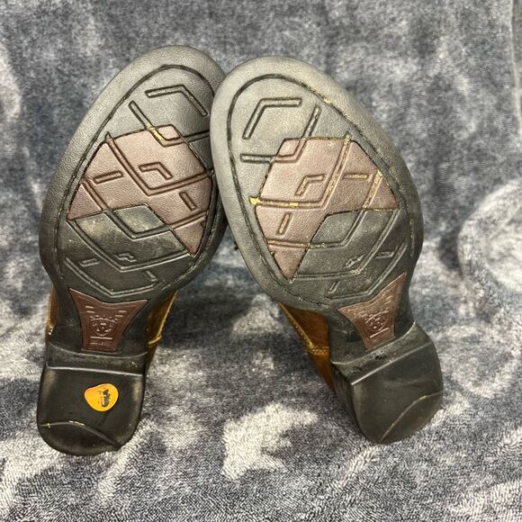 Ariat Women's Heritage Lacer II Kiltie Distressed Brown Western Boots Size 6.5 B - Picture 7 of 8